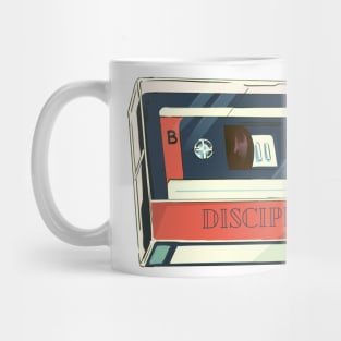 discipline cassette tape Mug